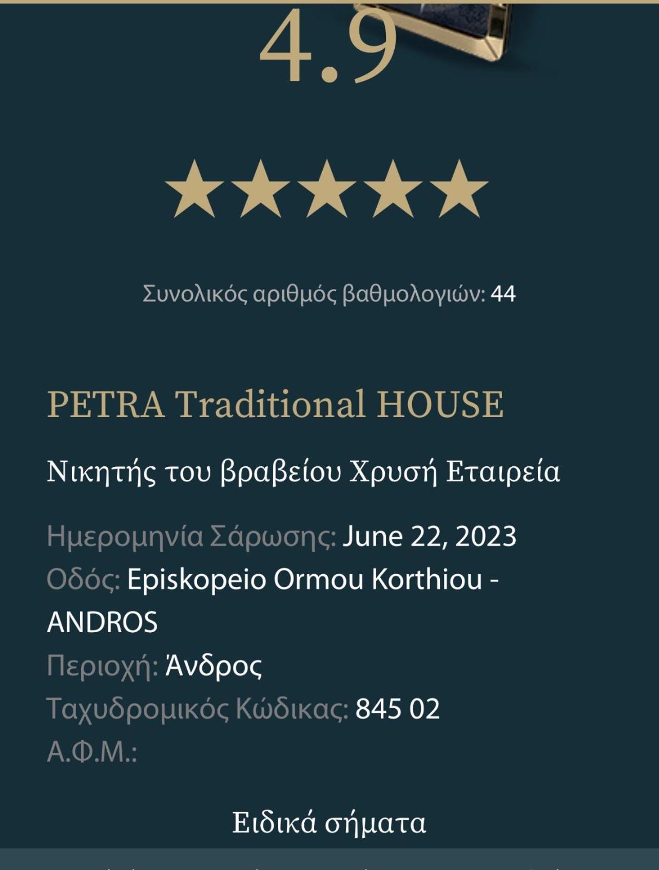 Petra Traditional House Episkopion  Bagian luar foto